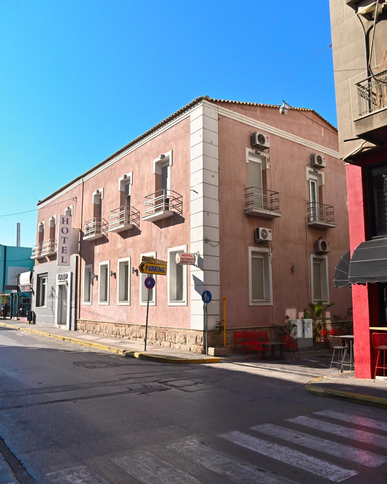 Hotel Kentrikon Chalkís Exterior foto